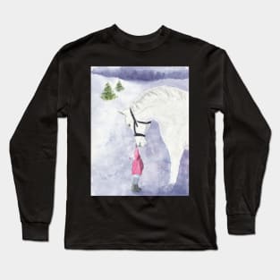 Zach Meets His Match Watercolor Long Sleeve T-Shirt